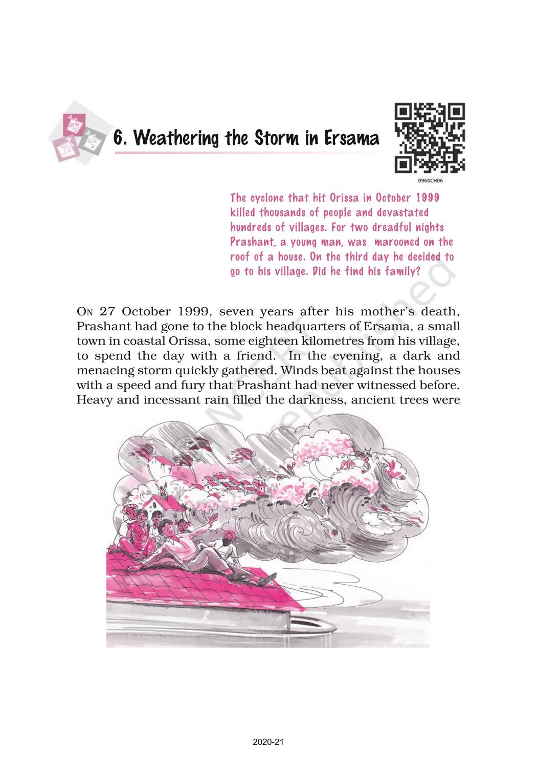 Weathering The Storm In Ersama Ncert Book Of Class 9 English Moments 0099